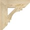 Ekena Millwork Merced Slat Rough Sawn Bracket, Douglas Fir, 4"W x 16"D x 16"H BKT04X16X16MRC06RDF - alternate 4
